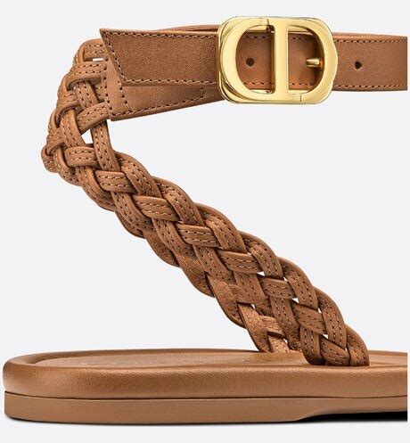 dior egee sandal|Dior Égée Heeled Sandal Cognac.